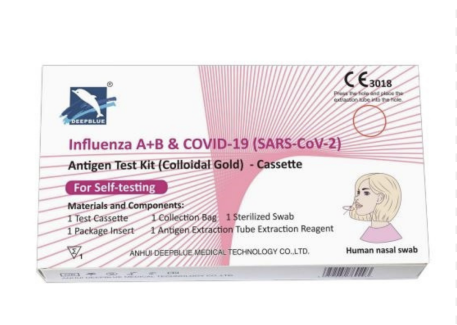 Autotest Combo COVID/Grippe Deepblue 12/2027