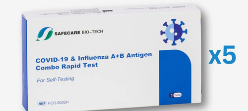Autotest Combo 2 en 1 – Grippe/Covid 19 – SAFECARE  Boîte de 1 – DLU 10/2027