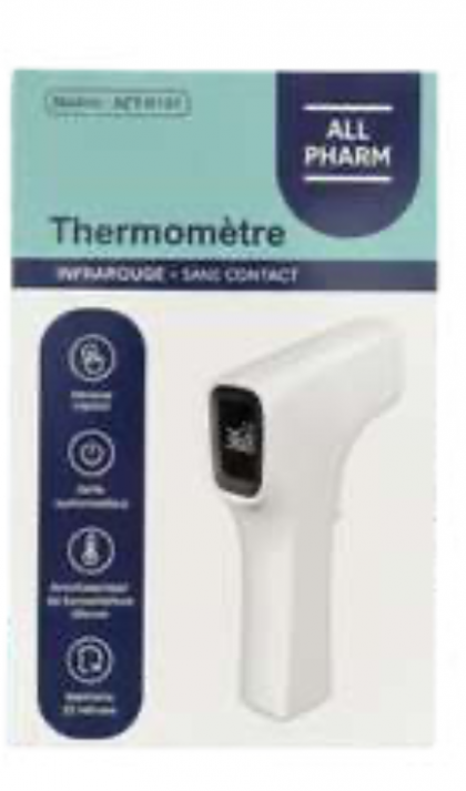 Thermomètre frontal infrarouge