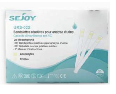 Test Urinaire Cystite – Sejoy Boîte de 25 tests – DLU 11/2026